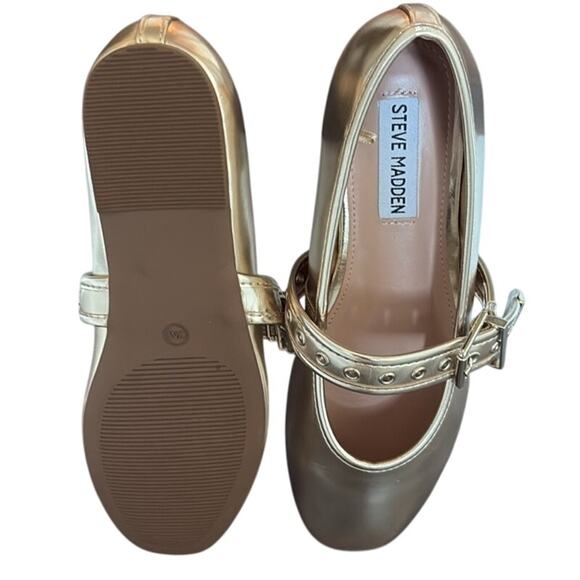 Steve Madden Gold Flats - Picture 6 of 6